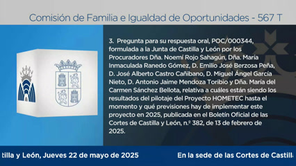 Comisión de Familia e Igualdad de Oportunidades - 567 T