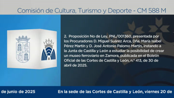 poster Comisión de Cultura, Turismo y Deporte - 588 M