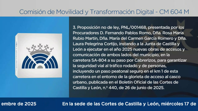 poster Comisión de Movilidad y Transformación Digital - CM 604 M