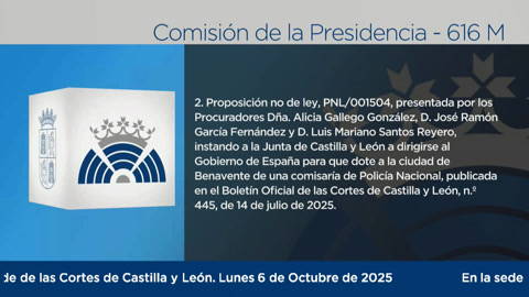 Comisión de la Presidencia - 616 M