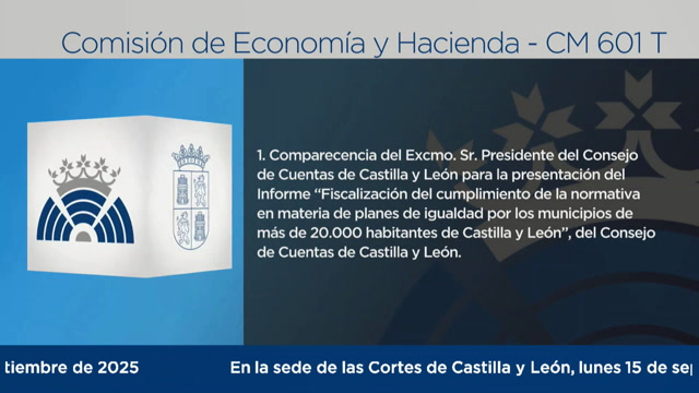 poster Comisión de Economia y Hacienda - 601 T