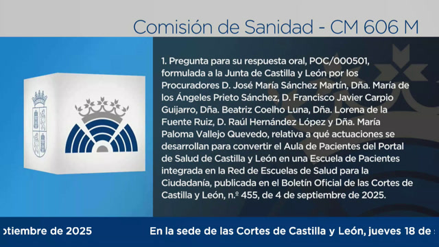 poster Comisión de Sanidad - 606 M