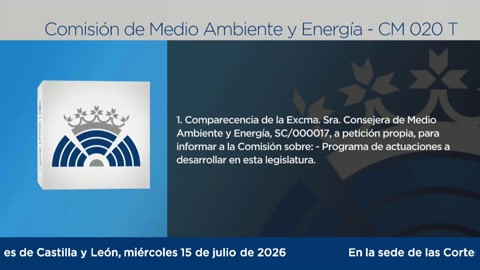 Comisión de Medio Ambiente y Energía - 020T