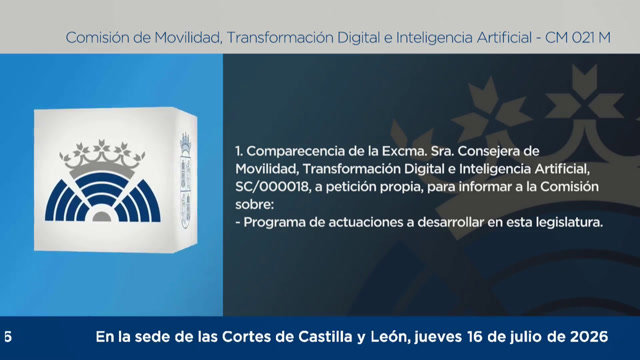 poster Comisión de Movilidad, Transformación Digital e Inteligencia Artificial - 021M