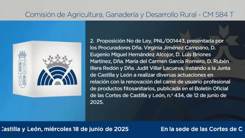 Comisión de Agricultura, Ganadería y Desarrollo Rural - 584 T