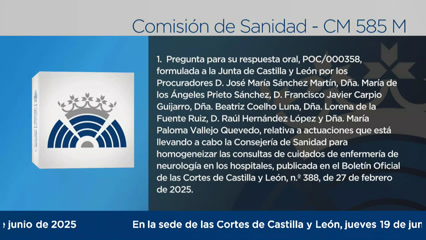 Comisión de Sanidad - 585 M