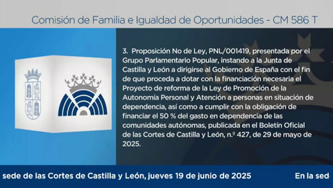 Comisión de Familia e Igualdad de Oportunidades - 586 T