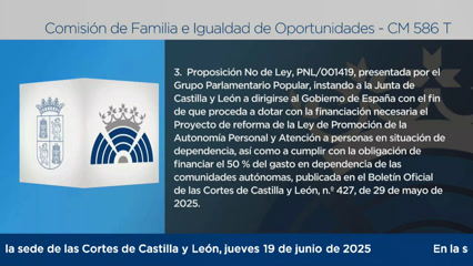 Comisión de Familia e Igualdad de Oportunidades - 586 T