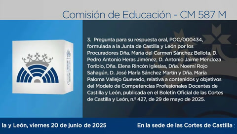 Comisión de Educación - 587 M