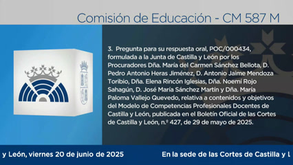 Comisión de Educación - 587 M