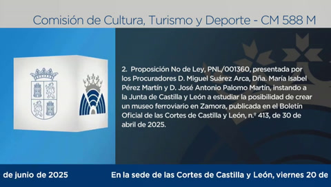 Comisión de Cultura, Turismo y Deporte - 588 M